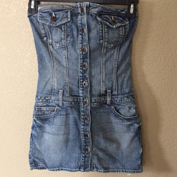 jean dress guess